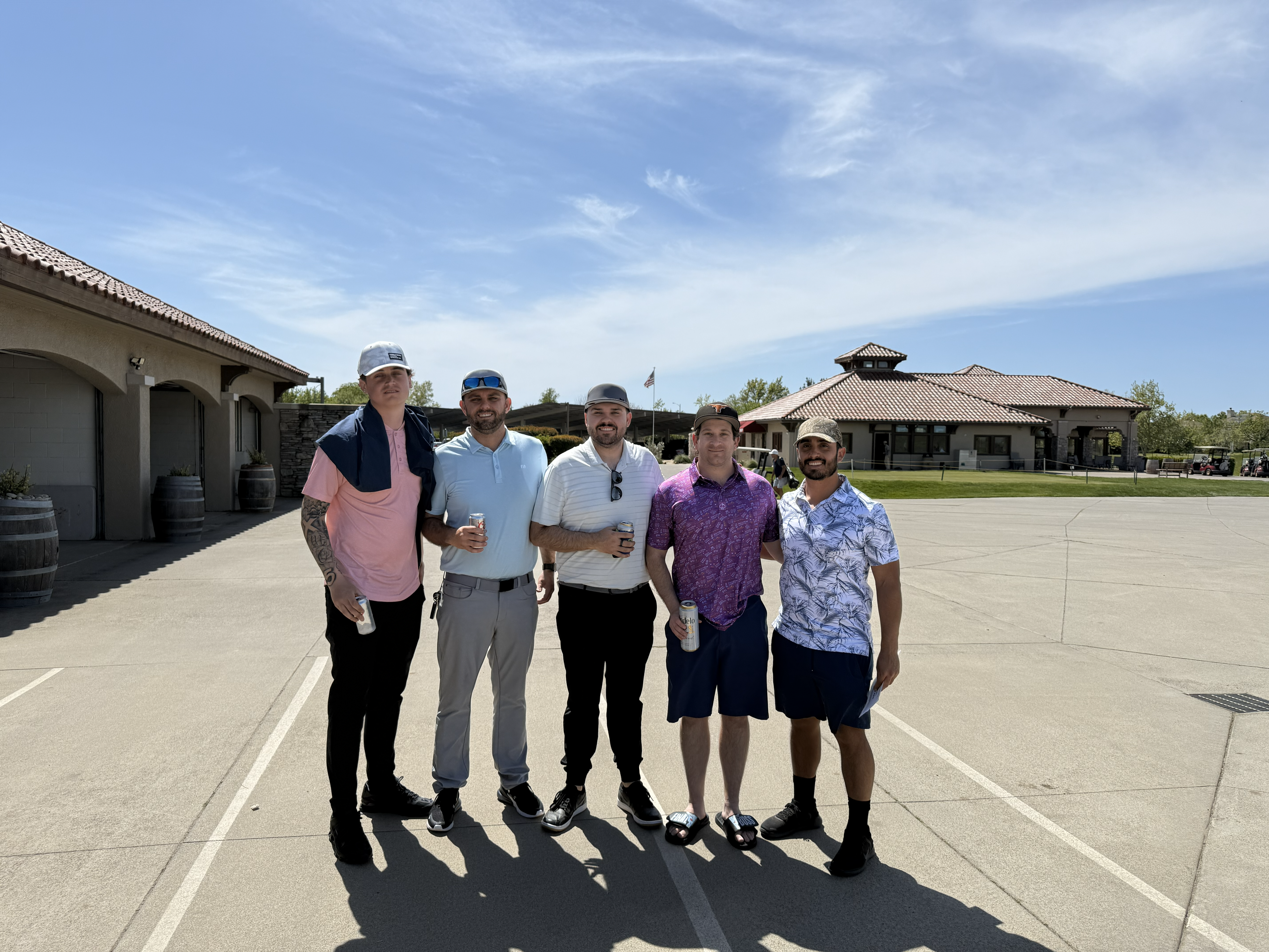 Hole in one celebration