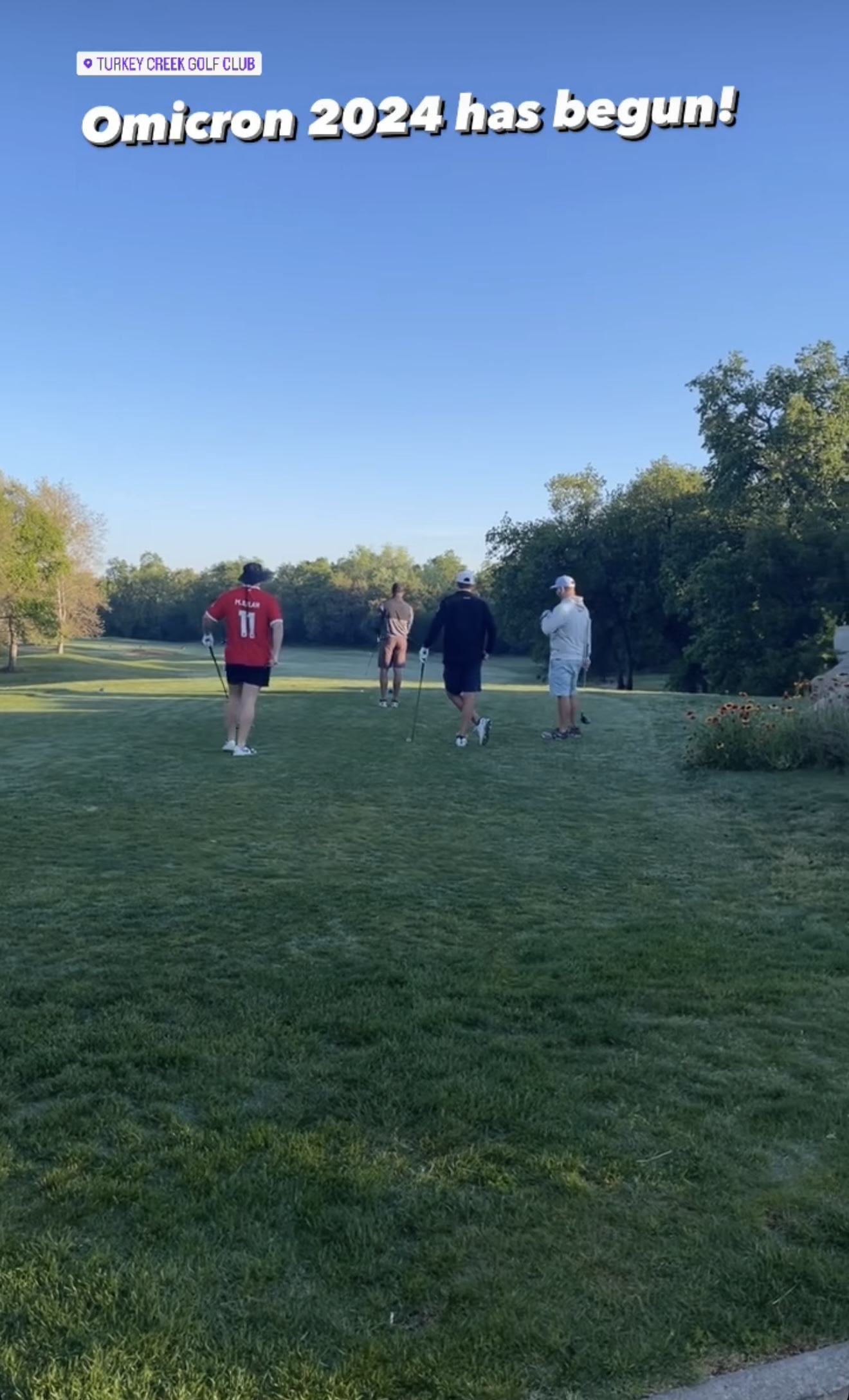 Hole in one celebration